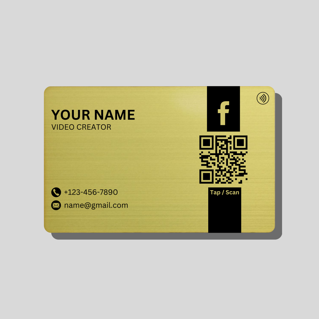 Facebook NFC card | Along with QR code | Boost Facebook with Tap/Scan - Image 3