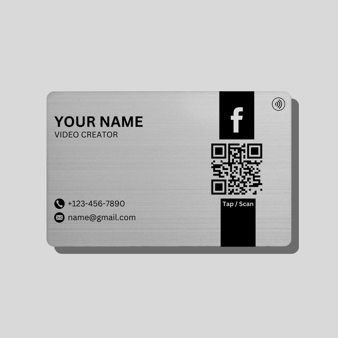 Facebook NFC card | Along with QR code | Boost Facebook with Tap/Scan - Image 4