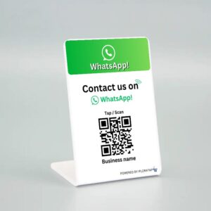 WhatsApp NFC Enable Standy | Along with QR code | Just Tap/Scan & chat