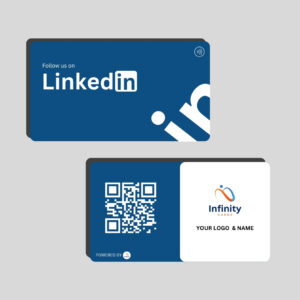 Linkedin NFC card | Along with QR code | Get more connection with Tap/Scan
