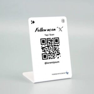 X NFC Enable Standy| Along with QR code | Explore more with Tap/Scan